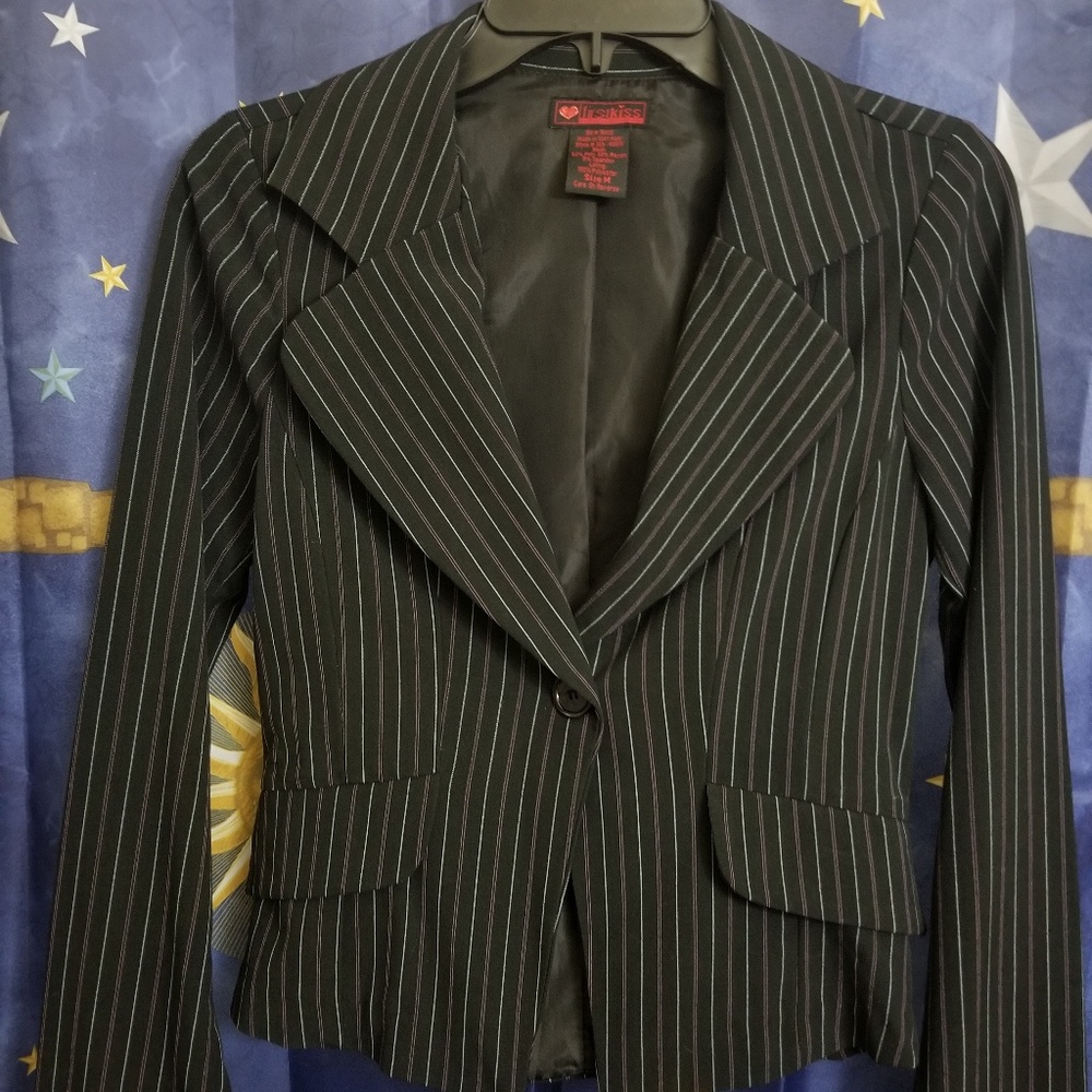 Pinstriped Blazer
